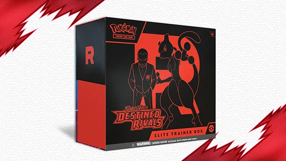 Top-Trainer-Box des Sets Ewige Rivalen mit Giovanni und Mewtu