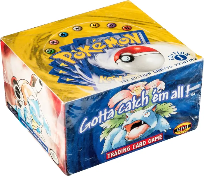 Versiegelte englische Base-Set-Booster-Box, 1st Edition