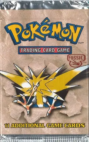 Versiegeltes Booster-Pack Fossil · Zapdos