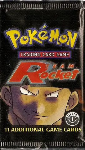 Versiegeltes Booster-Pack Team Rocket · Giovanni