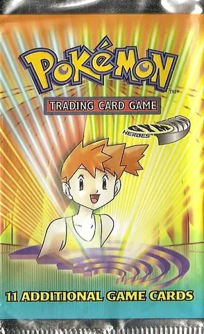 Versiegeltes Booster-Pack Gym Heroes · Misty