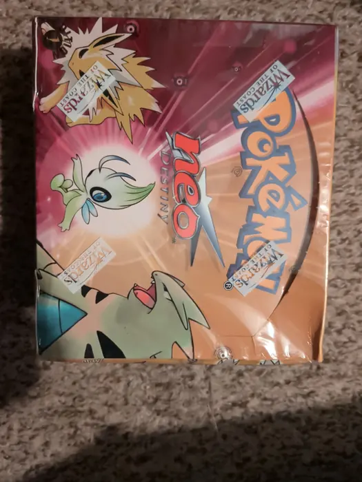 Versiegelte Neo-Destiny-Booster-Box, 1. Auflage