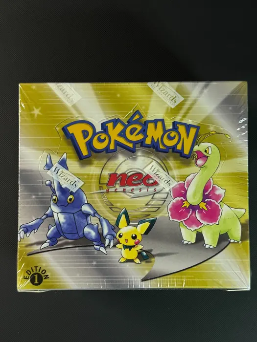 Versiegelte Neo-Genesis-Booster-Box, 1. Auflage
