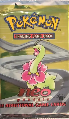 Versiegeltes Booster-Pack Neo Genesis · Meganie
